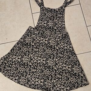 Black and Cream Geometric DRESS